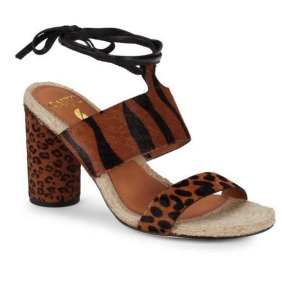 Obi Calf Hair Heeled Sandals, SARTO by Franco Sarto - Picture 6 of 16